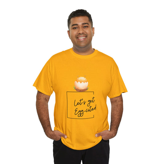 Herren T-Shirt 'LET'S GET EGG-CITED' | Geschenk für Väter